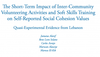 The Short-Term Impact of Inter-Community Volunteering Activities